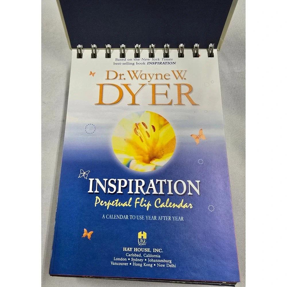Inspiration Perpetual Flip Calendar by Dr. Wayne W. Dyer - Spiritual Affirmation
